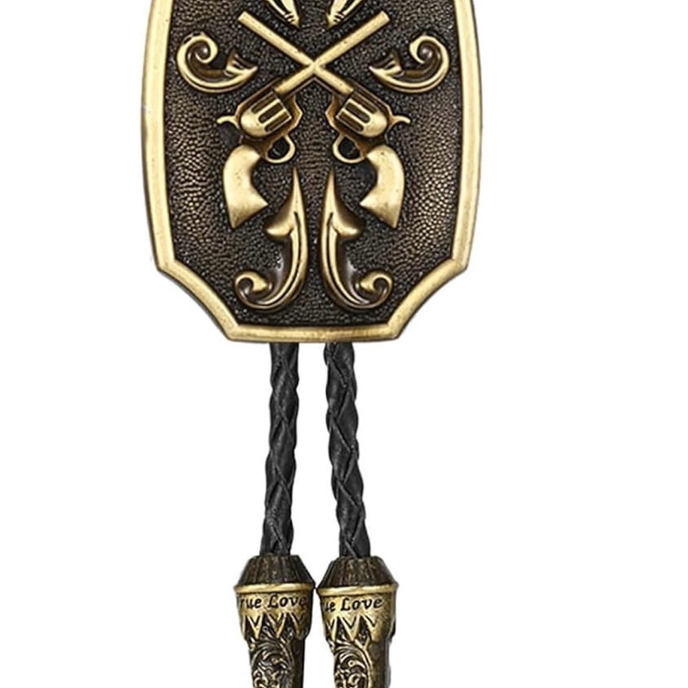 Bolo Tie for Men Western Cowboy Cowgirl Vintage Native American Cross Bolo Tie - Picture 3 of 6